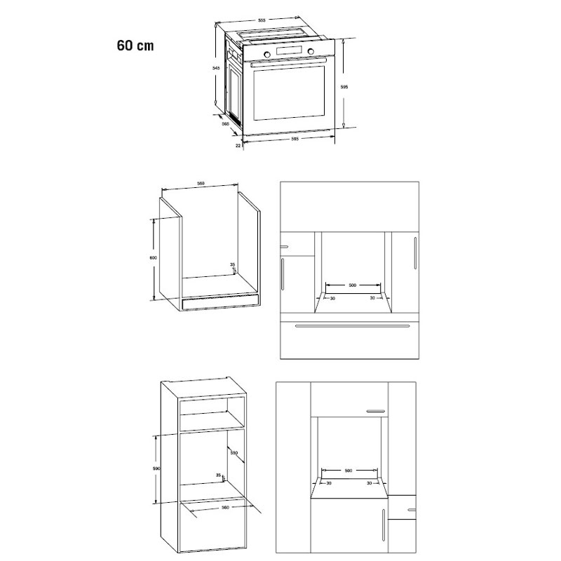 HORNO ARTICA AHB8204X MULTIF. TIMER 80L GT